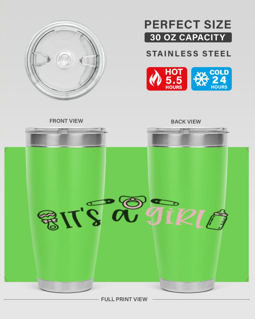 Its A Girl Style 78#- baby- tumbler