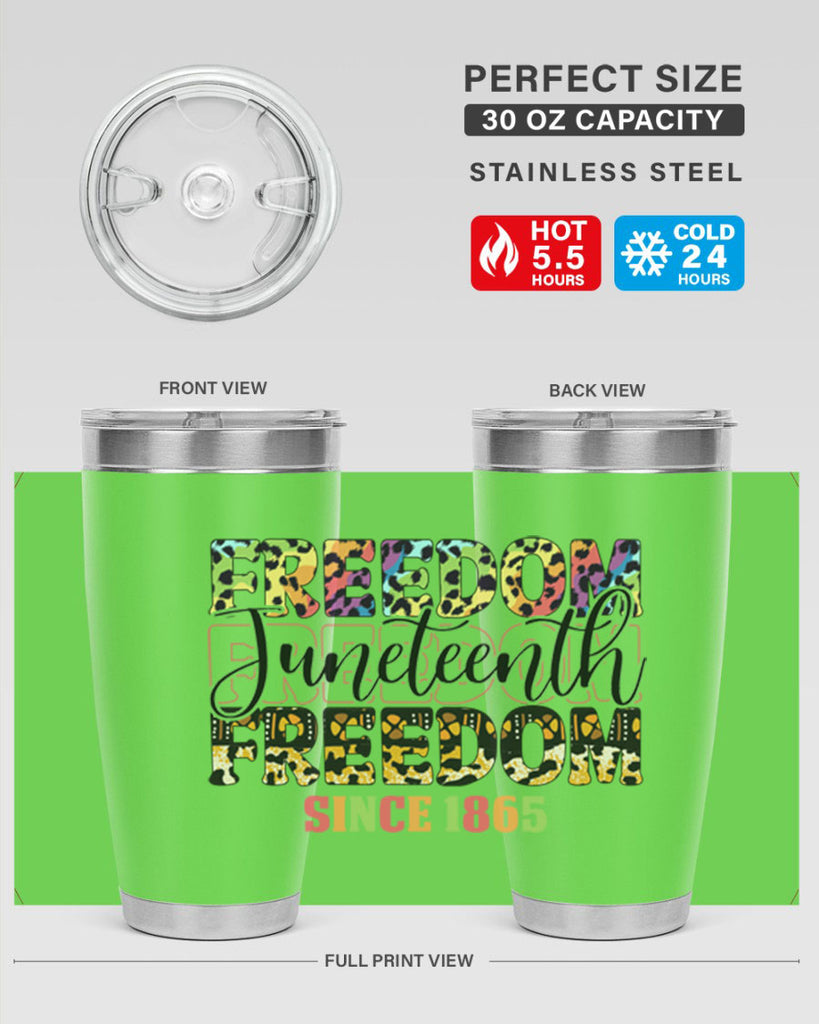 Juneteenth Freedom Since 1865 Png 36#- Juneteenth- tumbler