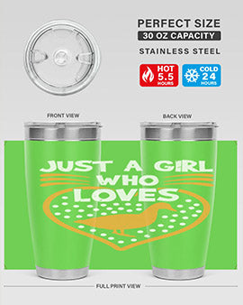 Just A Girl Who Loves Duck Style 34#- duck- Tumbler