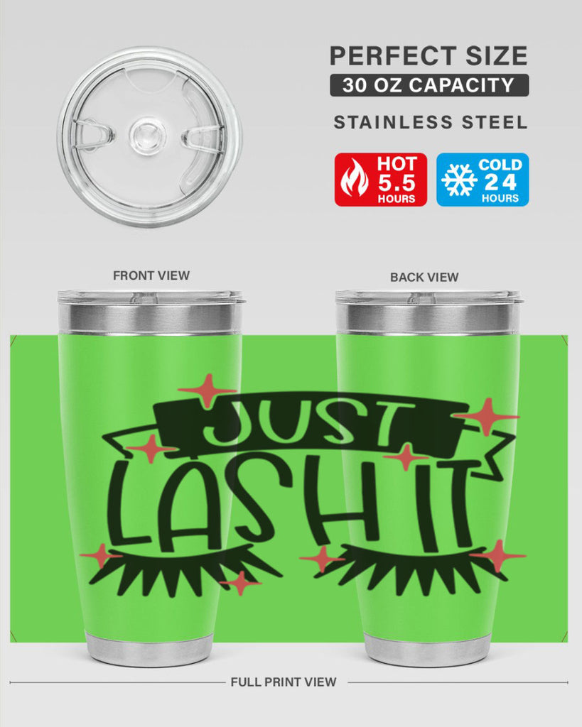 Just Lash It Style 77#- make up- Tumbler