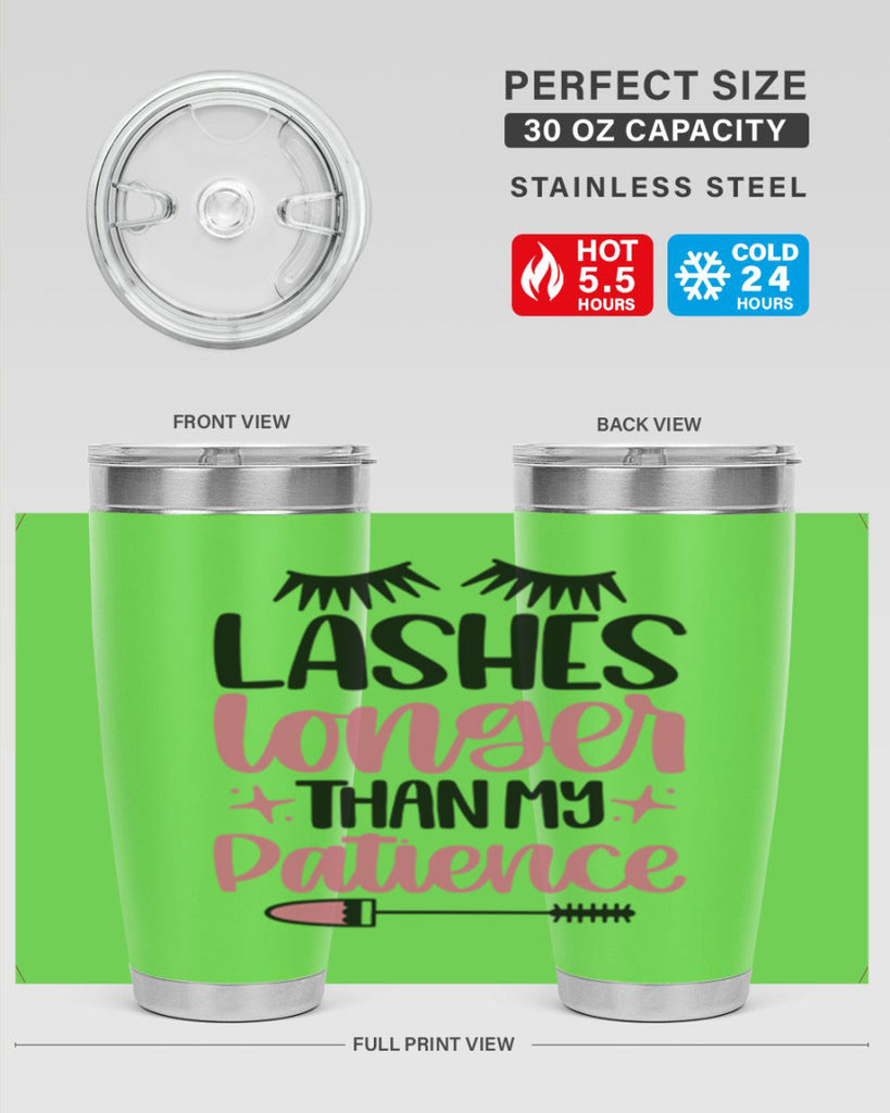 Lashes Longer Than My Patience Style 66#- make up- Tumbler