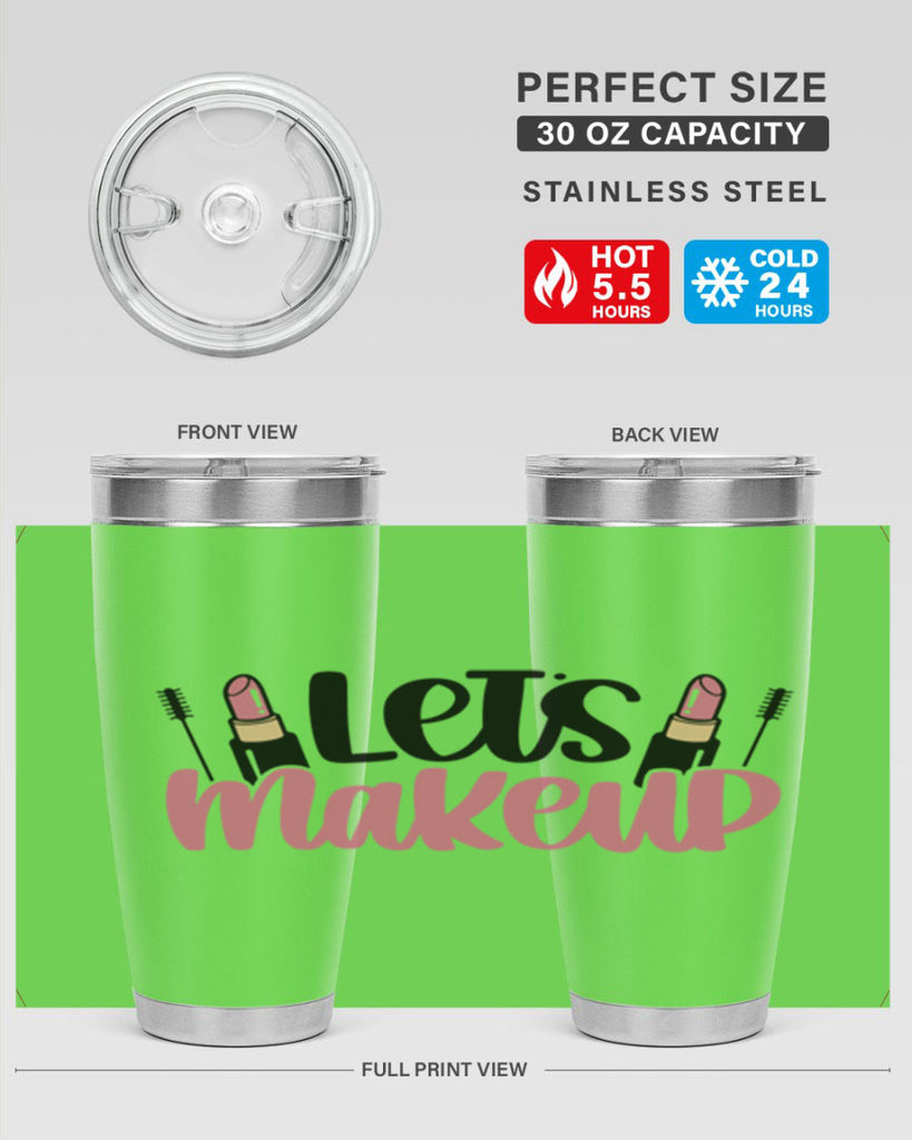 Let∩s Makeup Style 62#- make up- Tumbler