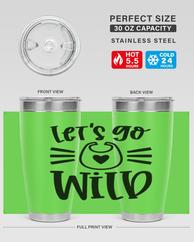 Lets Go Wild Style 73#- baby- tumbler