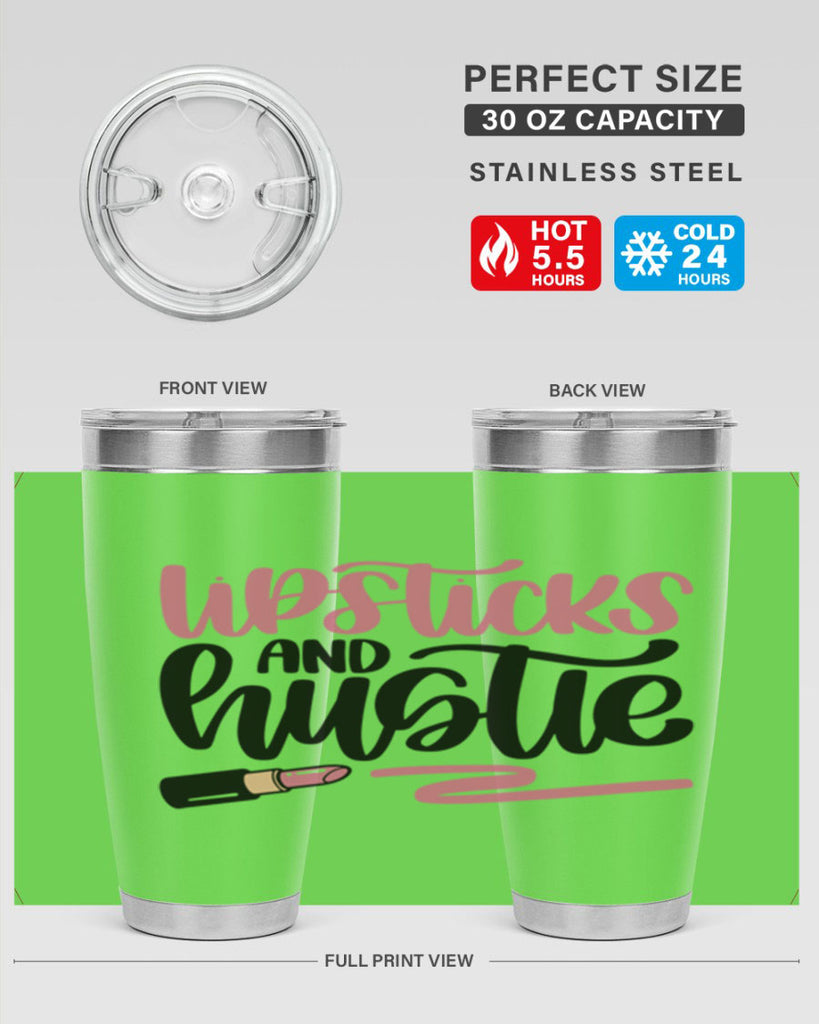 Lipstick And Hustie Style 58#- make up- Tumbler