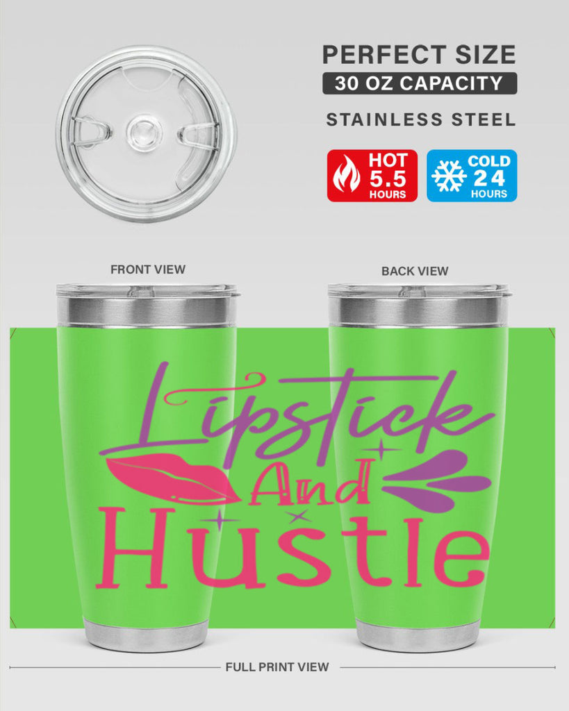 Lipstick And Hustle Style 229#- make up- Tumbler