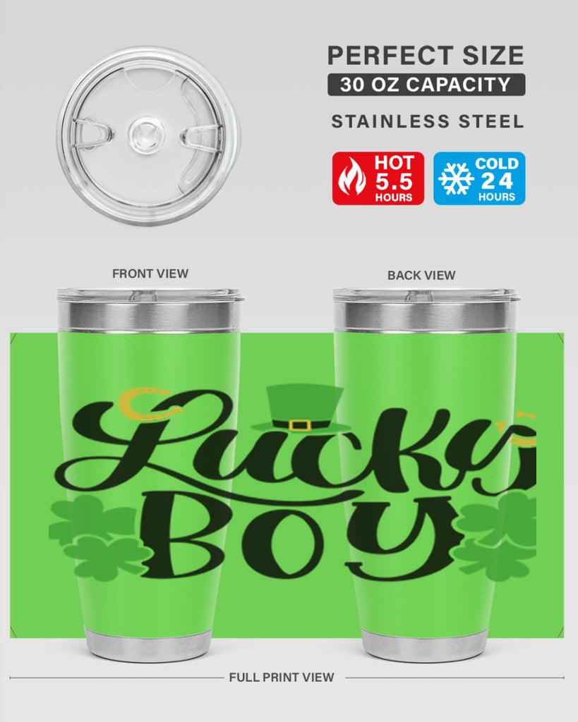 Lucky Boy Style 59#- St Patricks Day- Tumbler