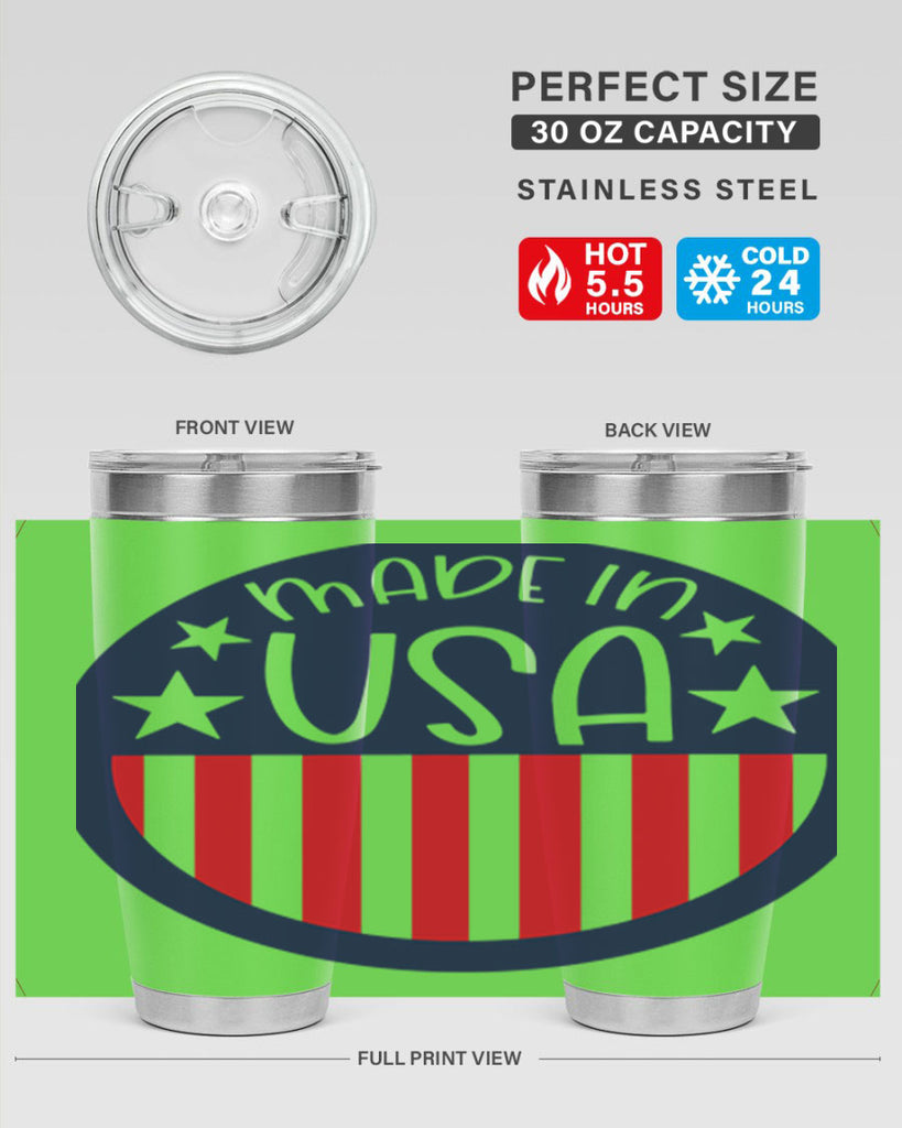 Made In USA Style 165#- Fourt Of July- Tumbler
