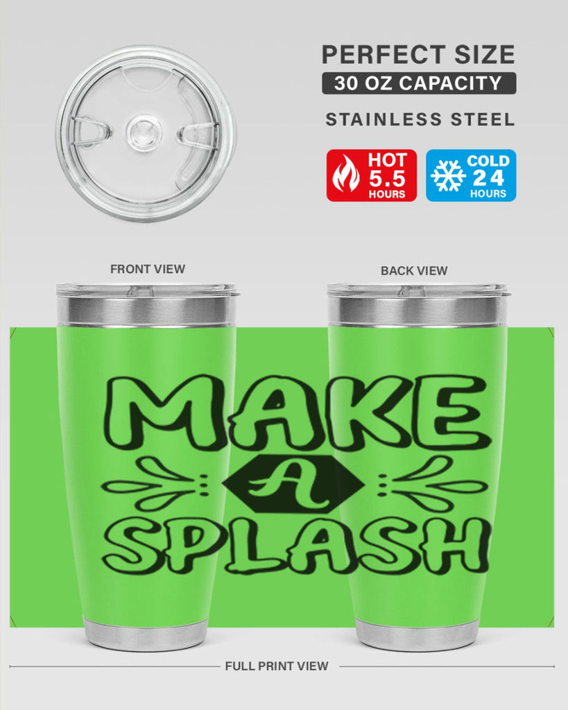 Make a splash 310#- mermaid- Tumbler