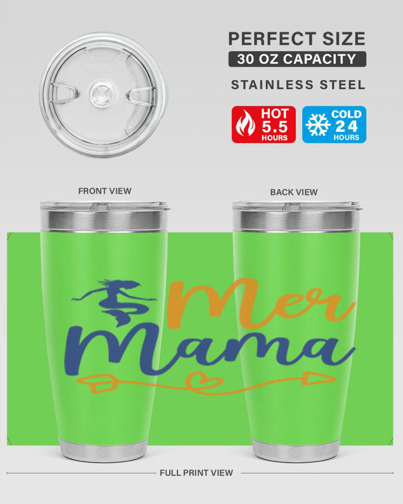 Mer Mama 331#- mermaid- Tumbler