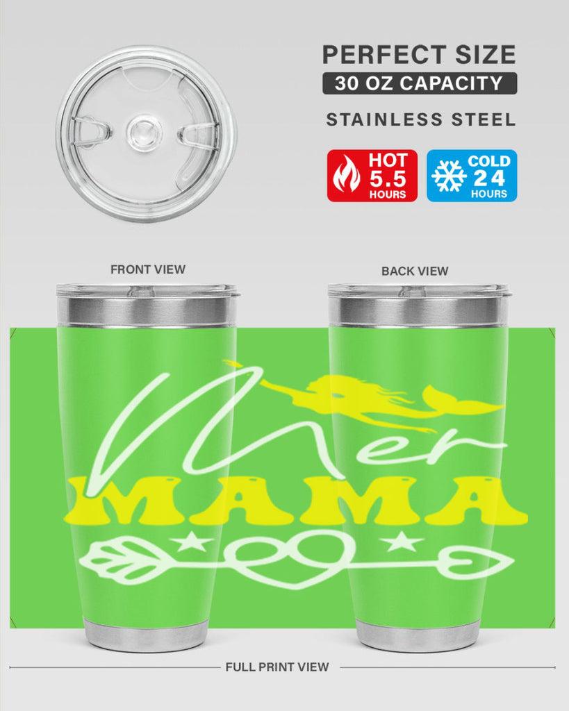 Mer Mama 332#- mermaid- Tumbler