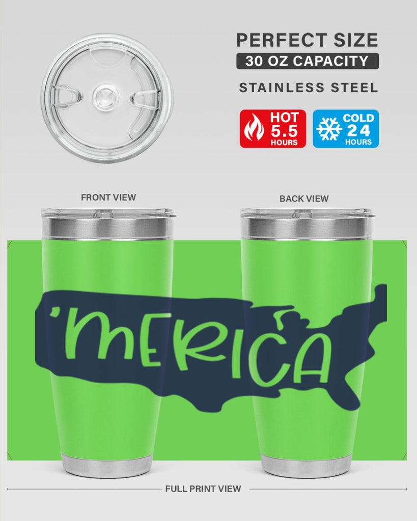 Merica Style 137#- Fourt Of July- Tumbler