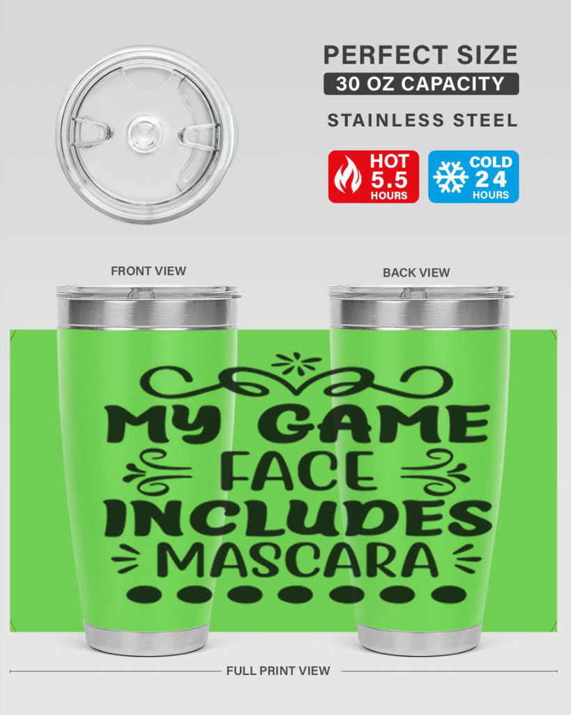 My Game Face Includes Mascara 128#- fashion- Cotton Tank