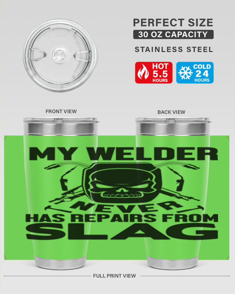 My welder never Style 7#- welder- tumbler