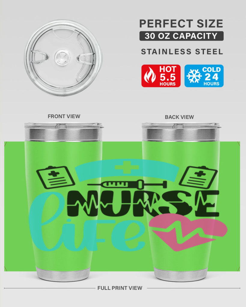 Nurse Life Style Style 106#- nurse- tumbler