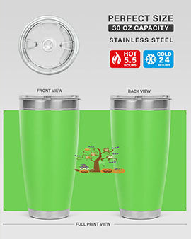 Owl With Pumpkin Halloween Tree A TurtleRabbit 16#- owl- Tumblers