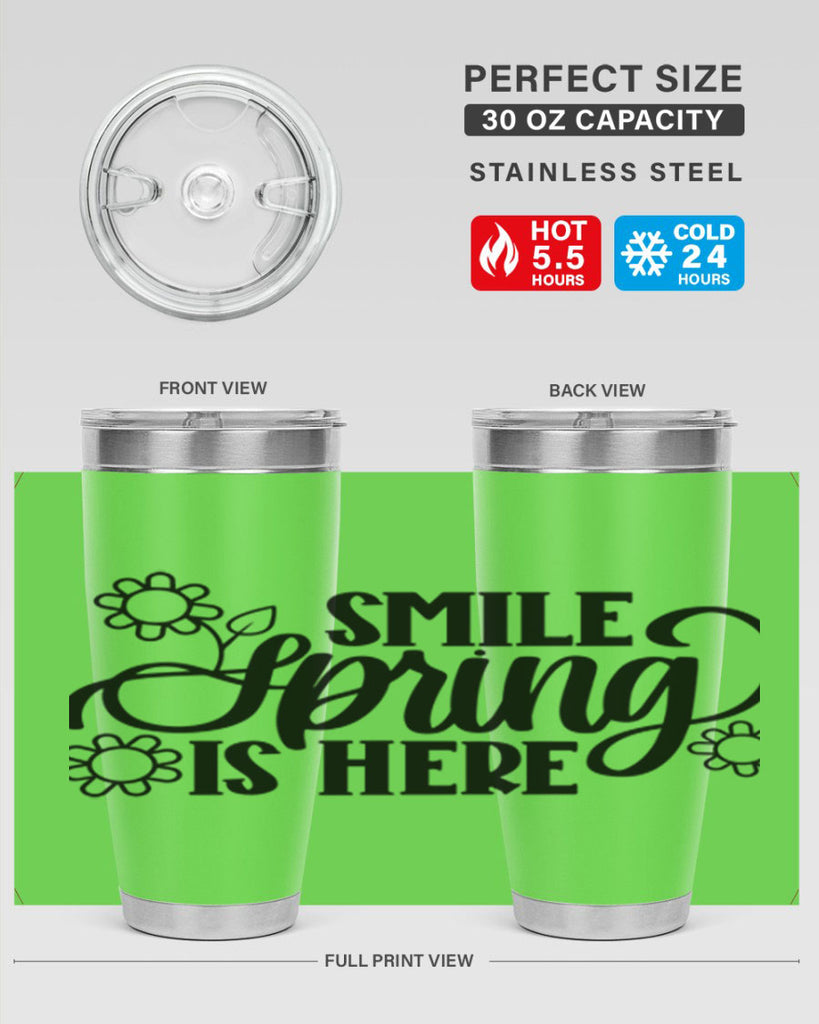 PNG_Smile Spring Is Here395#- spring- Tumbler