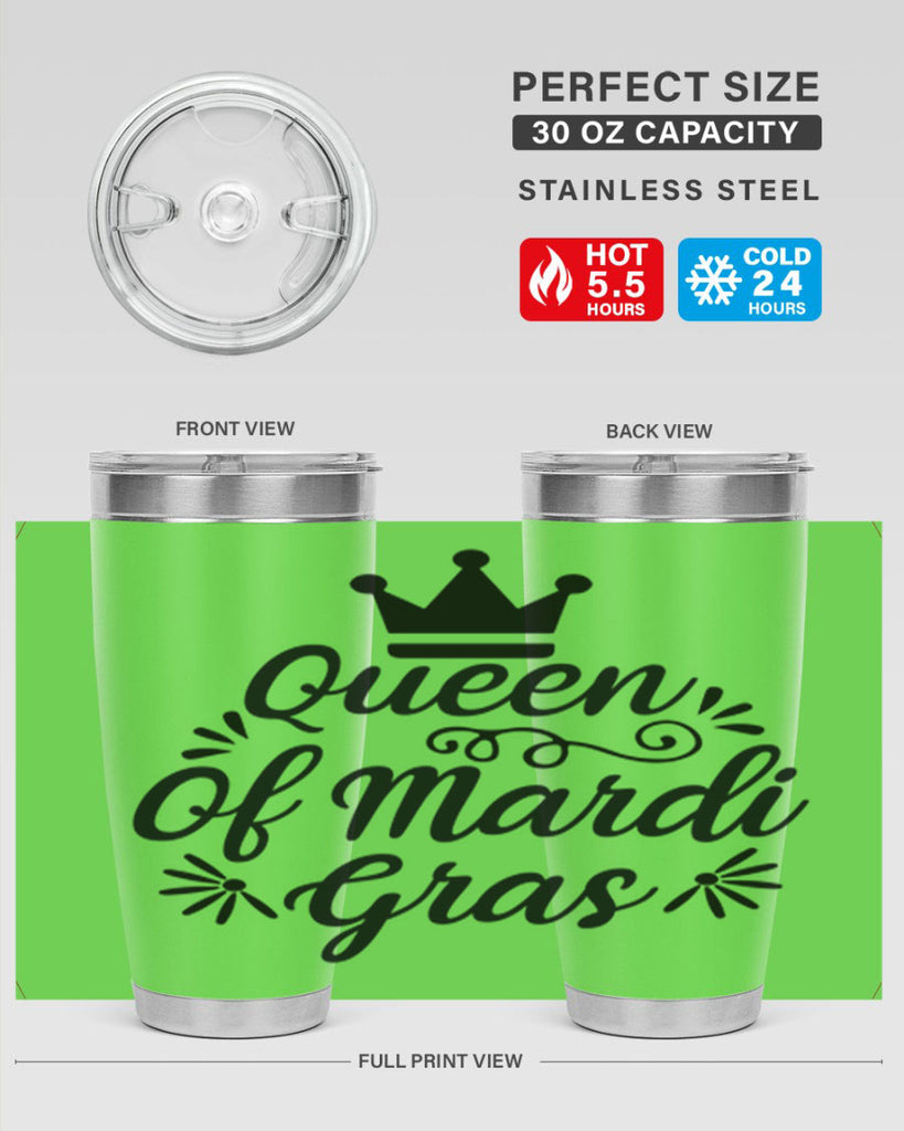 Queen Of Mardi Gras 135#- fashion- Cotton Tank