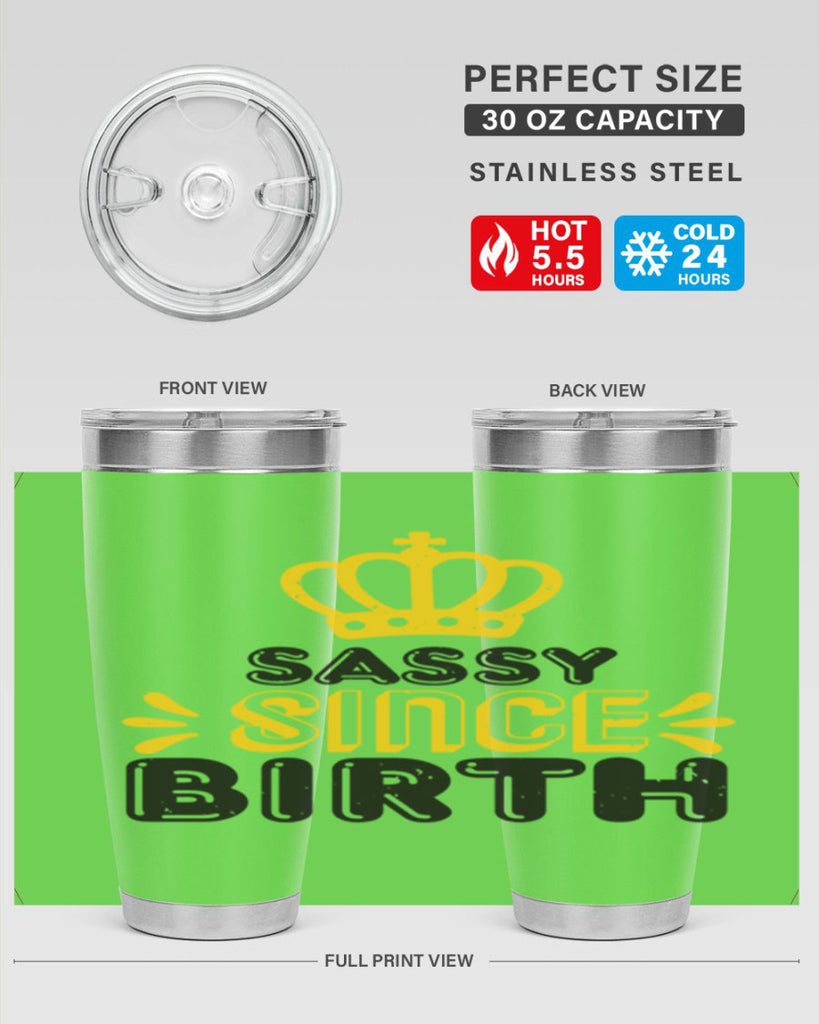 Saddy since birth Style 16#- baby shower- tumbler