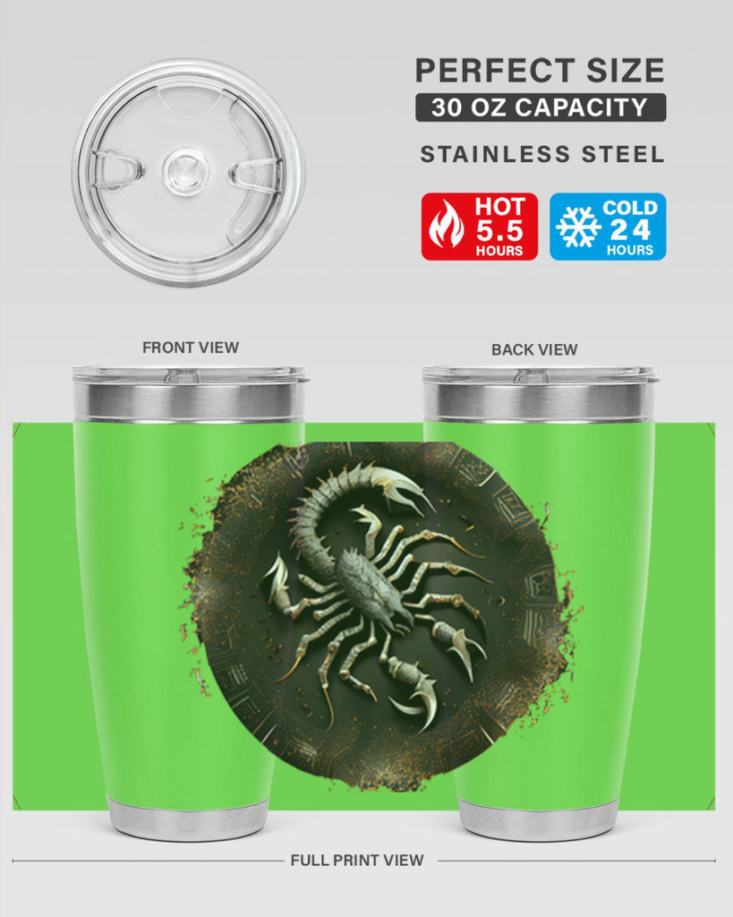 Scorpius 467#- zodiac- Tumbler
