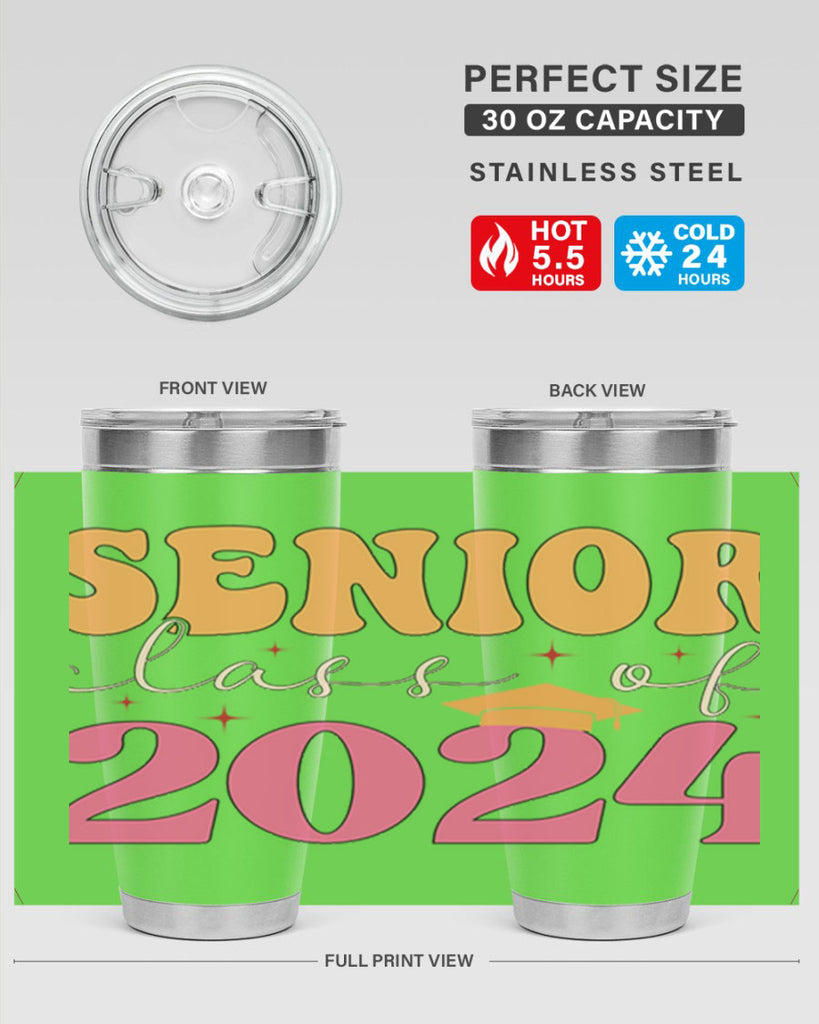 Senior class of 2024 17#- 12th grade- Tumbler