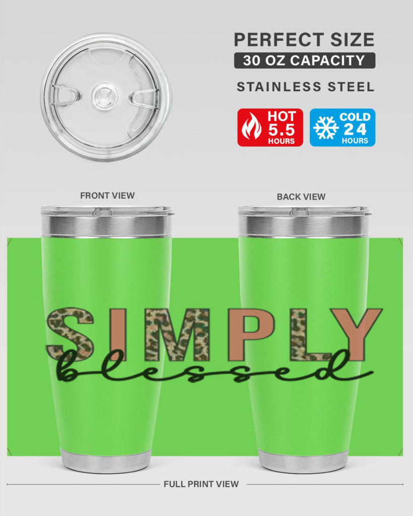 Simply blessed 575#- fall- Tumbler
