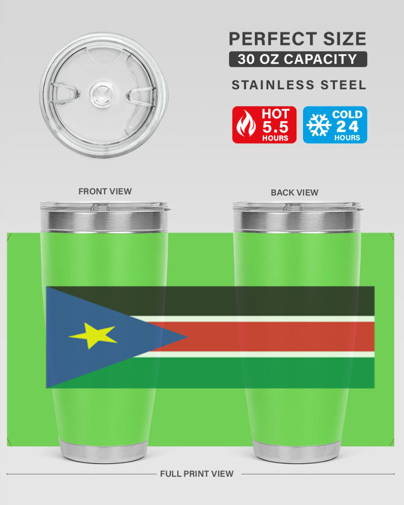South Sudan 34#- world flags- Tumbler