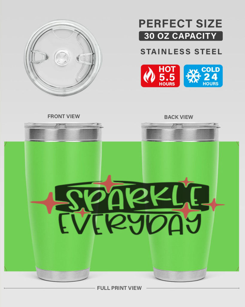 Sparkle Everyday Style 20#- make up- Tumbler