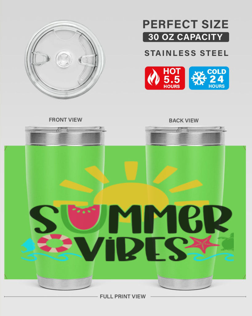 Summer Vibes Style 19#- summer- Tumbler