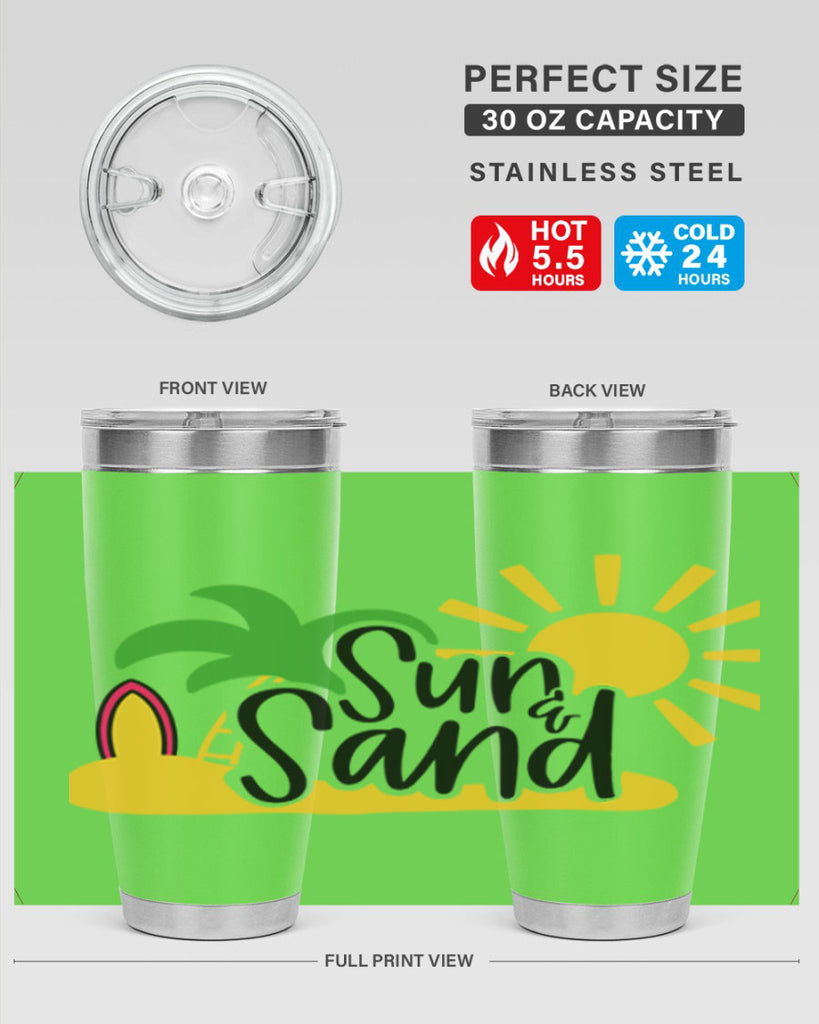 Sun Sand Style 17#- summer- Tumbler