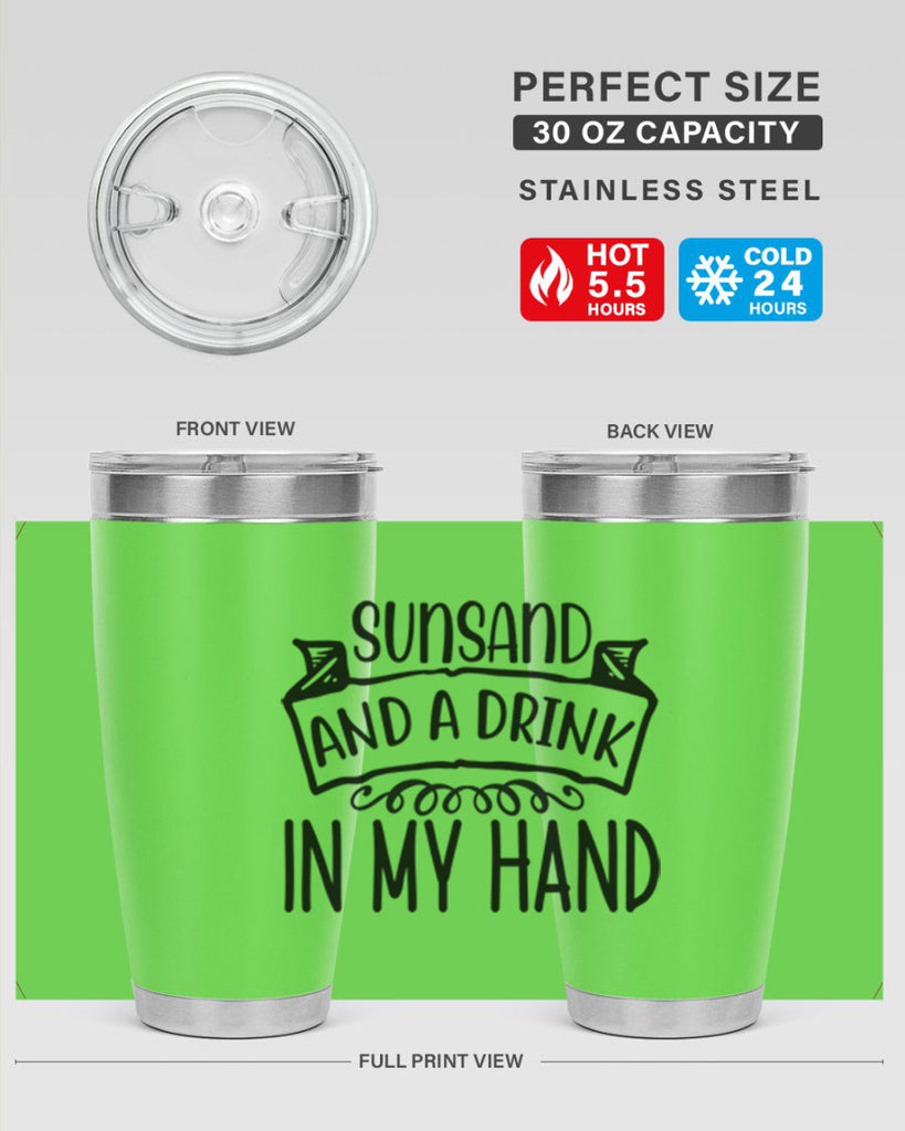 Sunsandandadrinkin 483#- zodiac- Tumbler