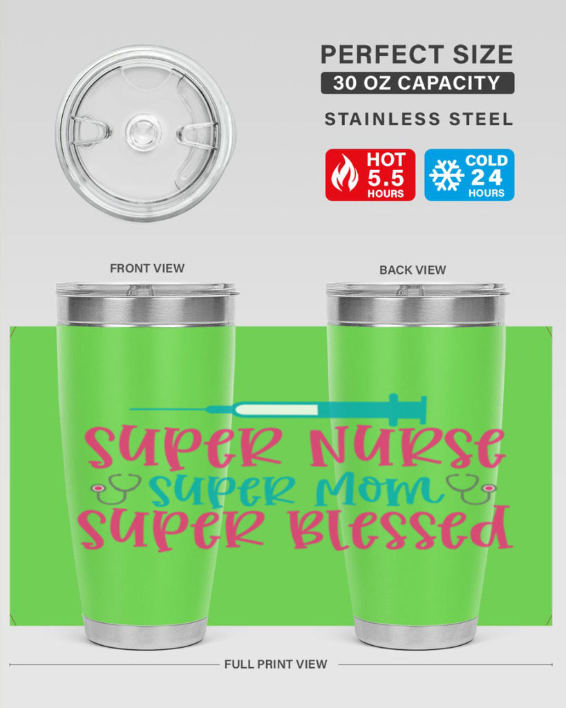 Super Nurse Super Mom Style 347#- nurse- tumbler