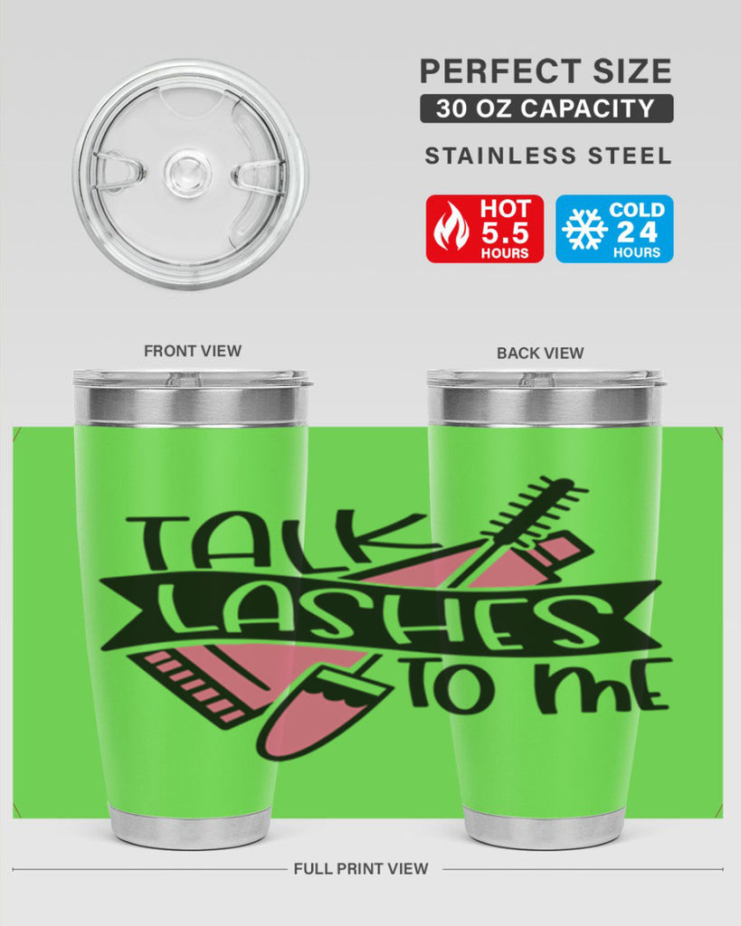 Talk Lashes To Me Style 17#- make up- Tumbler