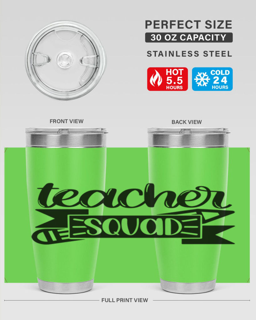 Teacher Squad Style 48#- teacher- tumbler