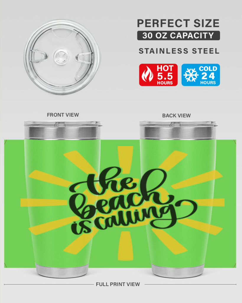 The Beachy Is Calling Style 10#- summer- Tumbler
