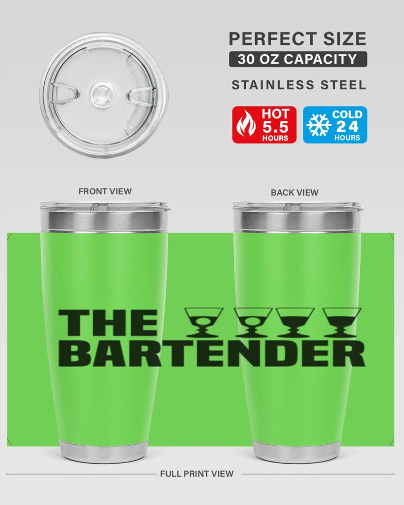 The bartender Style 12#- bartender- tumbler