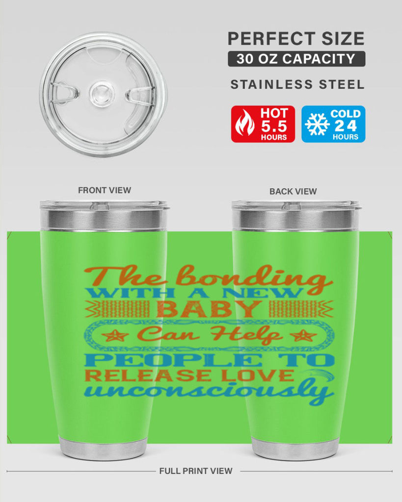 The bonding with a new baby can help people to release love unconsciously Style 7#- baby- tumbler