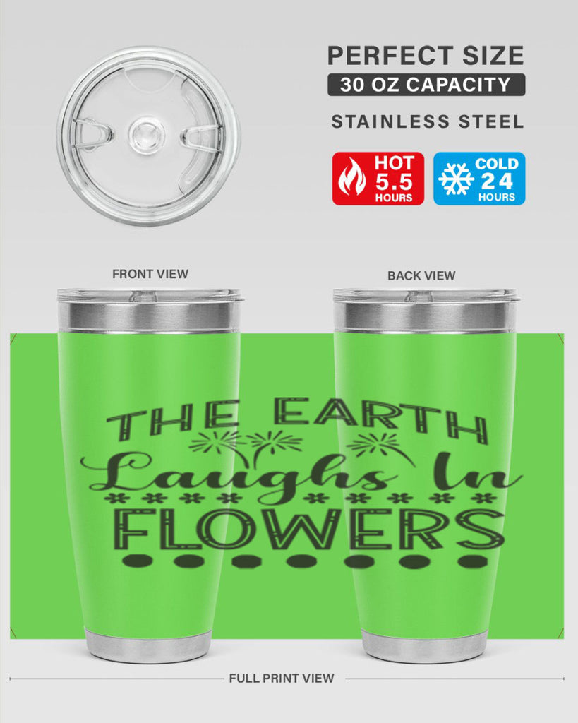 The earth laughs in flowers 533#- spring- Tumbler