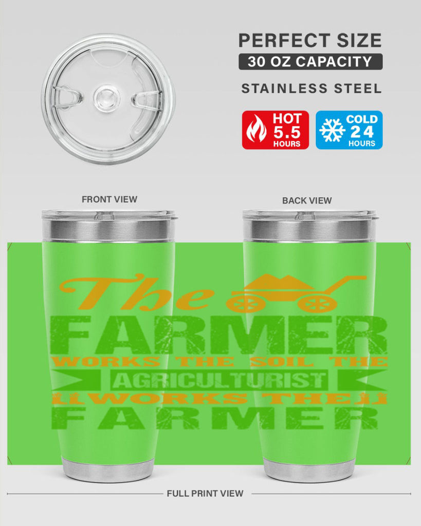 The farmers work the soil 33#- farming and gardening- Tumbler