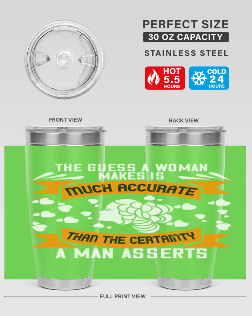 The guess a woman makes is much accurate Style 31#- womens day- Tumbler