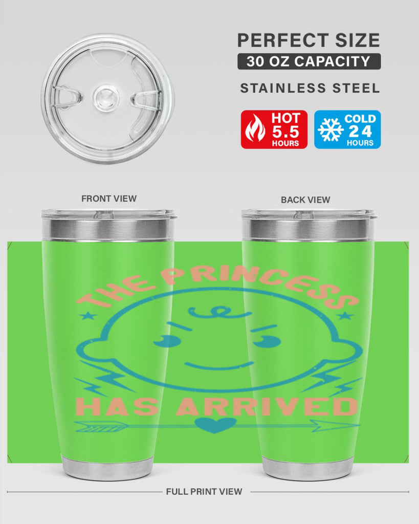 The princess has arrived Style 10#- baby shower- tumbler