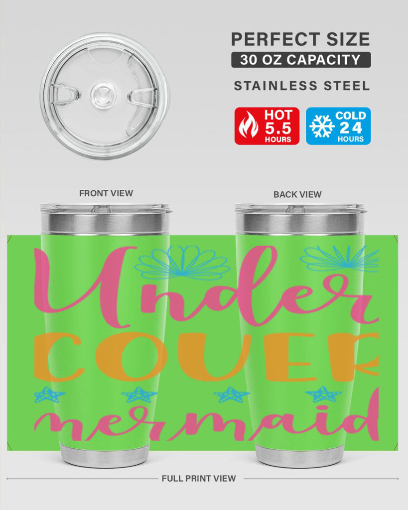 Under Cover Mermaid Design 653#- mermaid- Tumbler