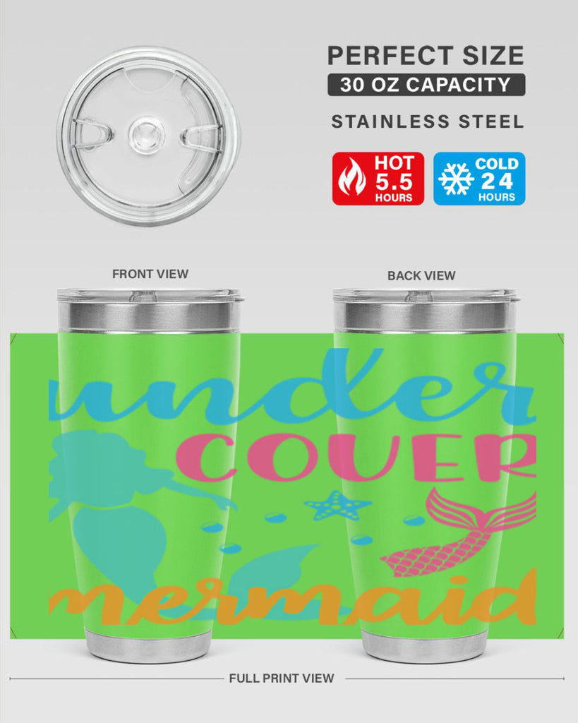 Under Cover Mermaid Design 654#- mermaid- Tumbler