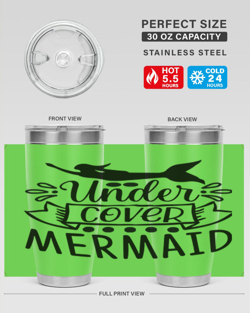 Under cover mermaid 645#- mermaid- Tumbler