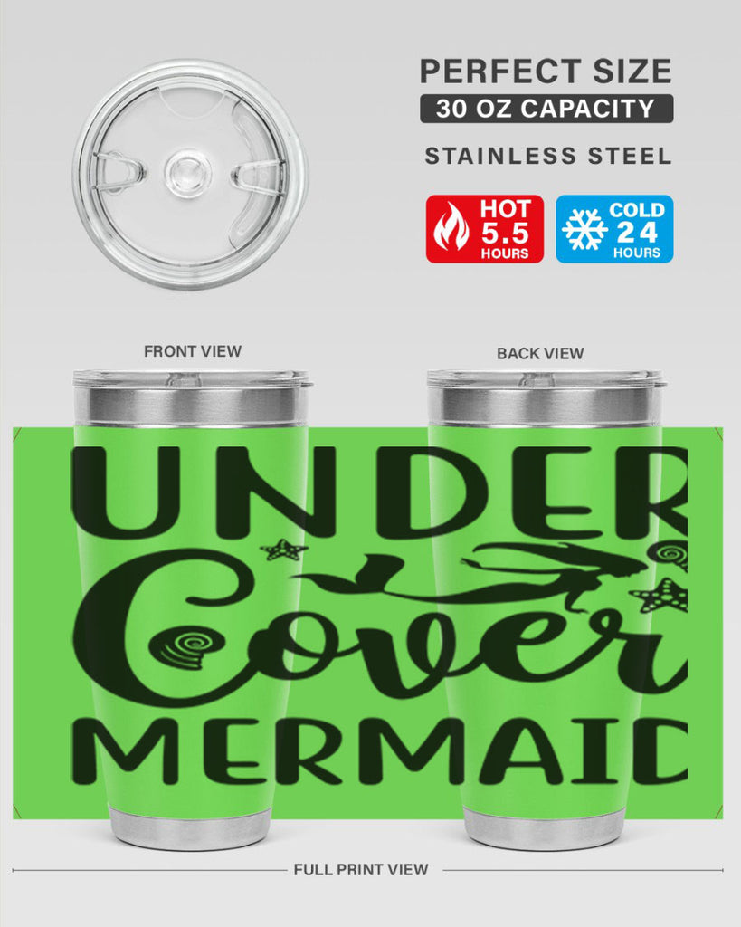 Under cover mermaid design 655#- mermaid- Tumbler