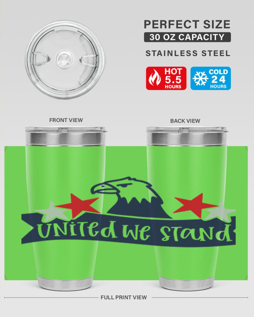 United We Stand Style 178#- Fourt Of July- Tumbler