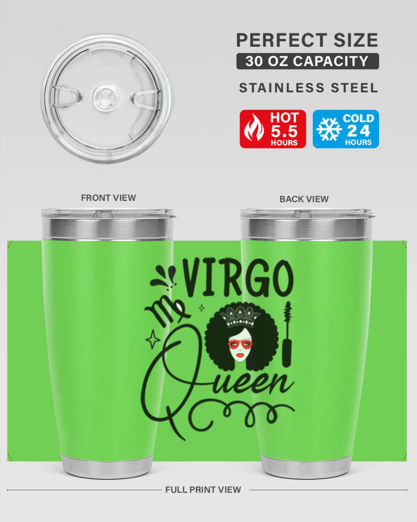 Virgo queen 541#- zodiac- Tumbler