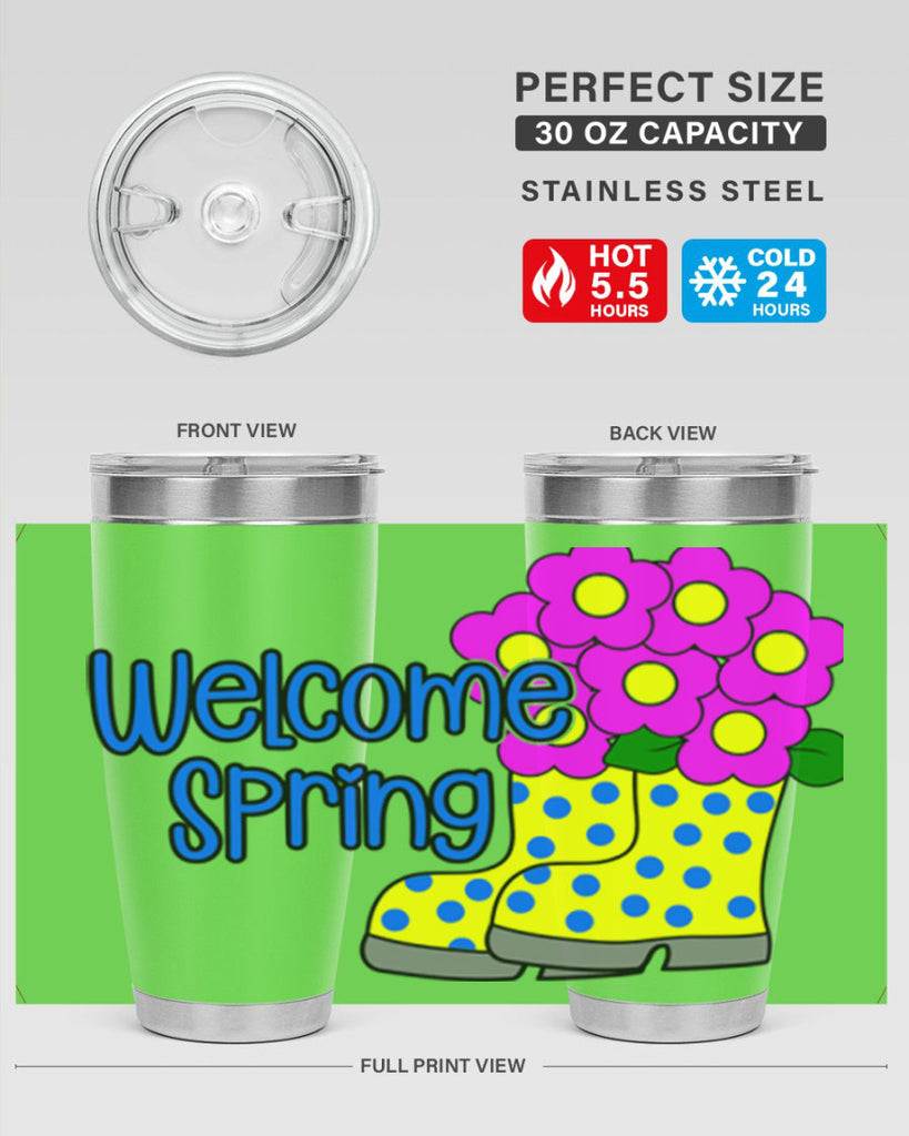 Welcome Spring rainboots page577#- spring- Tumbler