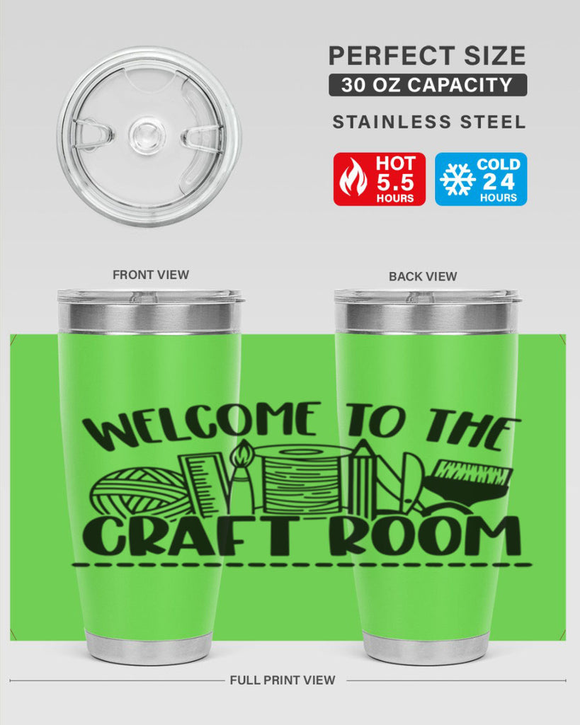 Welcome To the Craft Room 1#- crafting- Tumbler