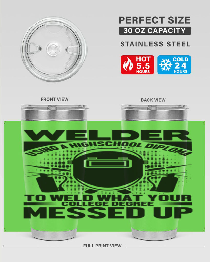 Welder using Style 3#- welder- tumbler