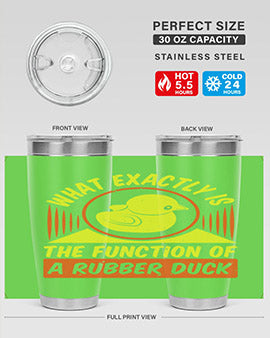 What exactly is the function of a rubber duck Style 10#- duck- Tumbler